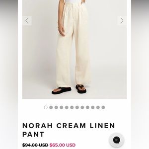 Dissh Norah Pant US size 4, AUS size 8